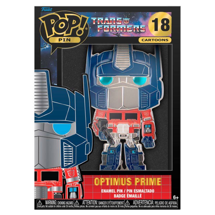 Transformers (TV) - Optimus Prime 4" Pop! Enamel Pin