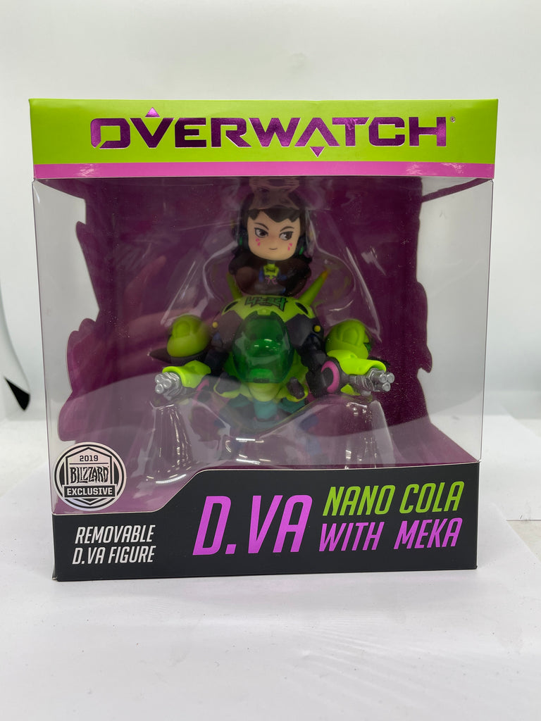 Overwatch - SDCC 2019 Exclusive Blizzard Cute But Deadly D.VA Nano Cola with Meka