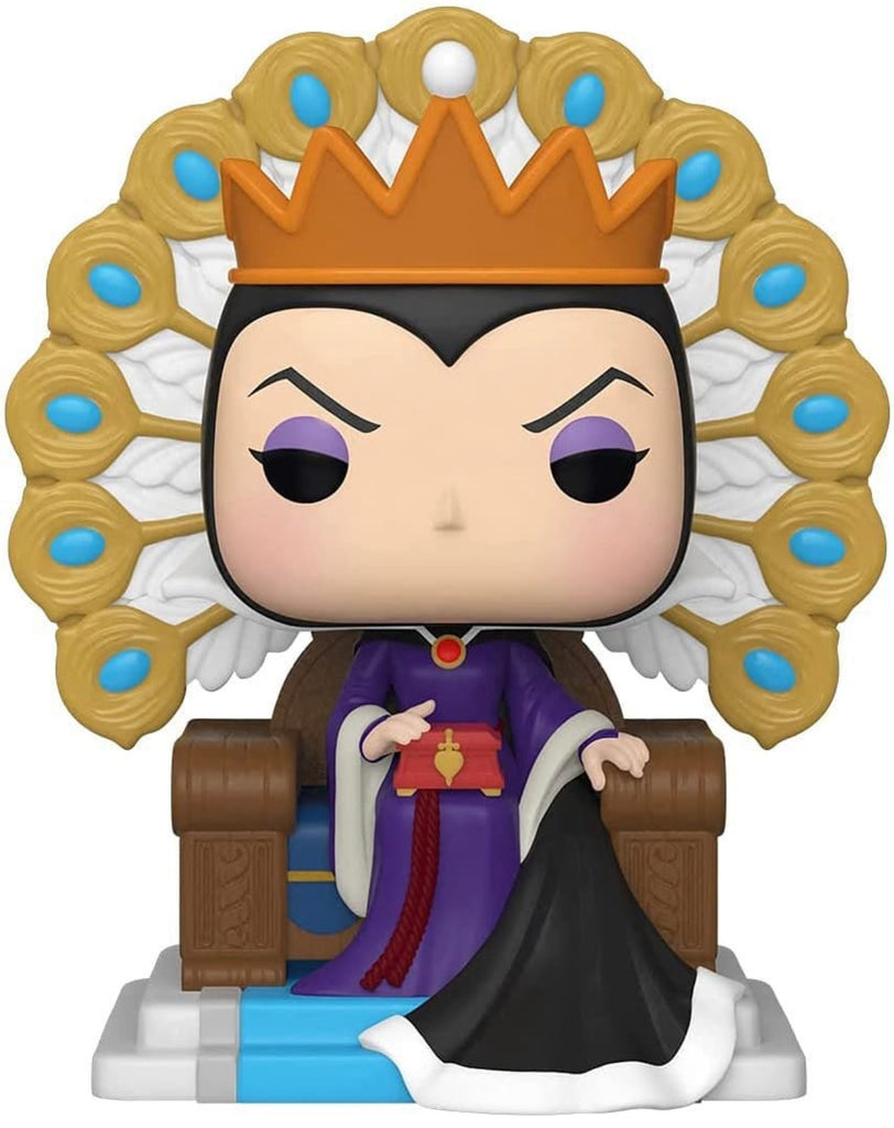 Disney Villains - Snow White and the Seven Dwarfs Evil Queen on Throne Pop! Deluxe