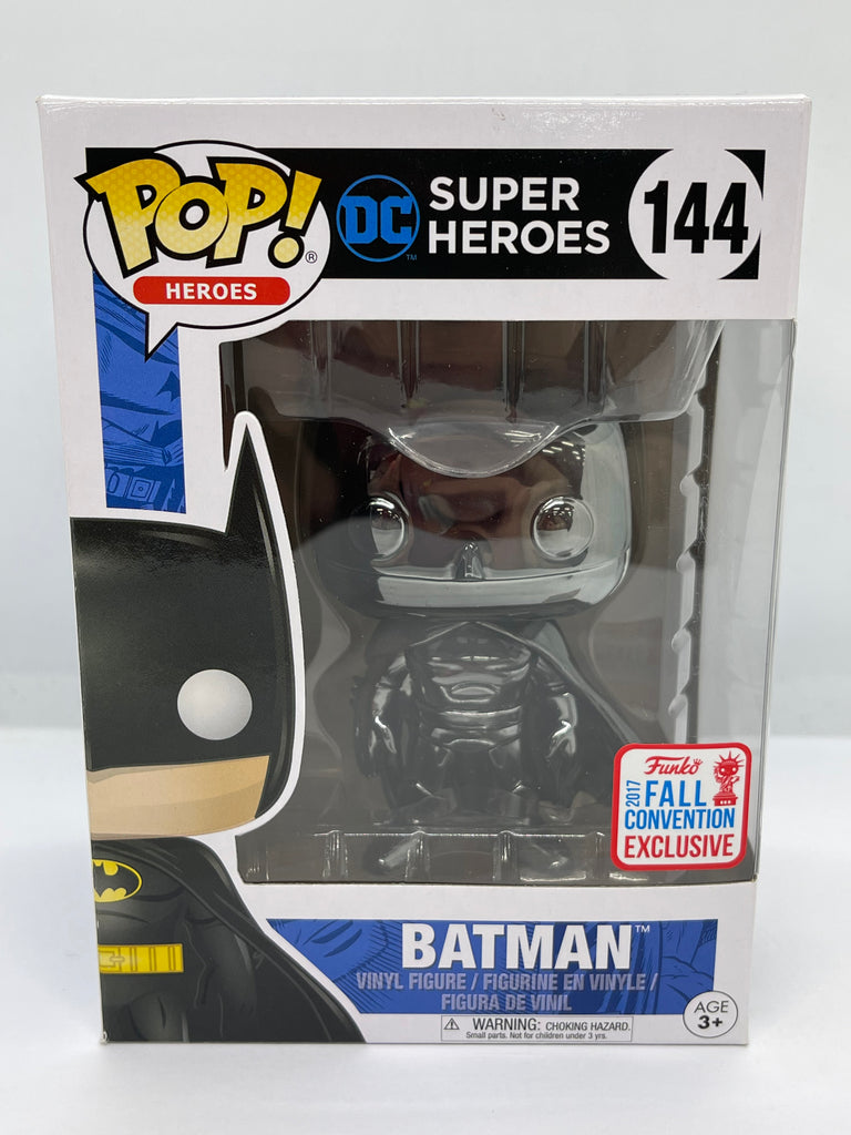 DC Superheroes - Batman Chrome Black NYCC 2017 Exclusive Pop! Vinyl