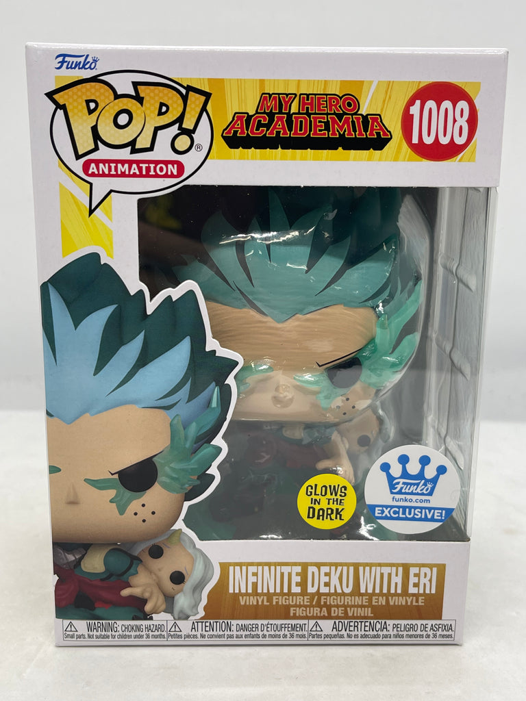My Hero Academia Infinite Deku with Eri Glow In The Dark Funko