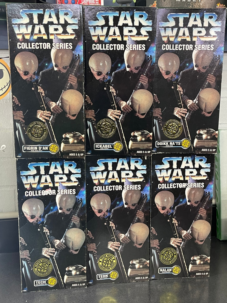 Star Wars -Cantina Band 12” Kenner 1/6 Scale Complete Set of 6 Figures