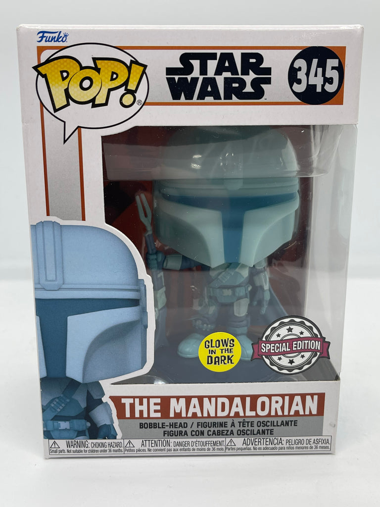 Star Wars: The Mandalorian - Mandalorian Hologram Glow In The Dark Pop! Vinyl