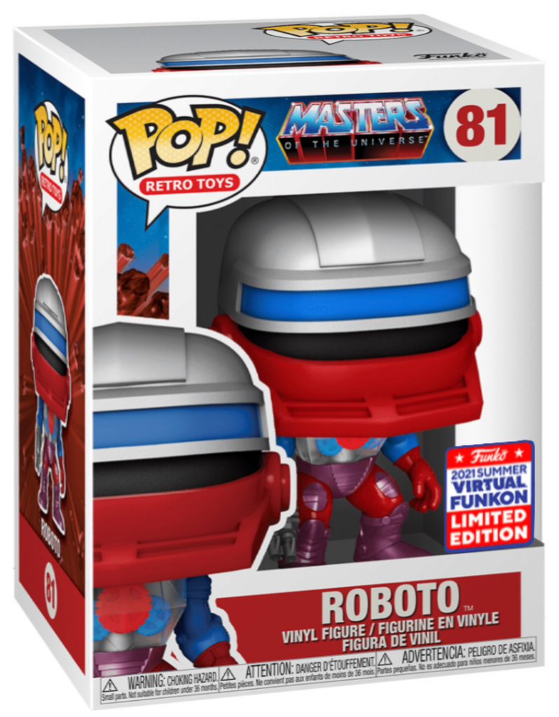 Masters Of The Universe - Roboto SDCC 2021 US Exclusive Pop! Vinyl