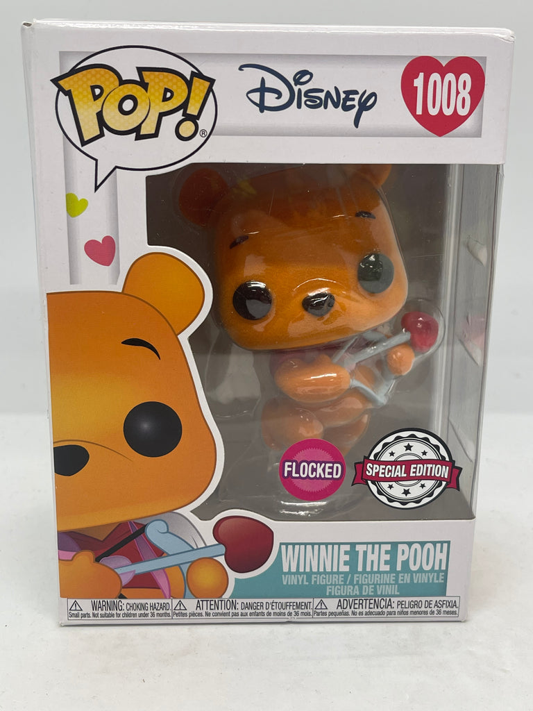 Winnie The Pooh - Winnie The Pooh Valentine Flocked Pop! Vinyl