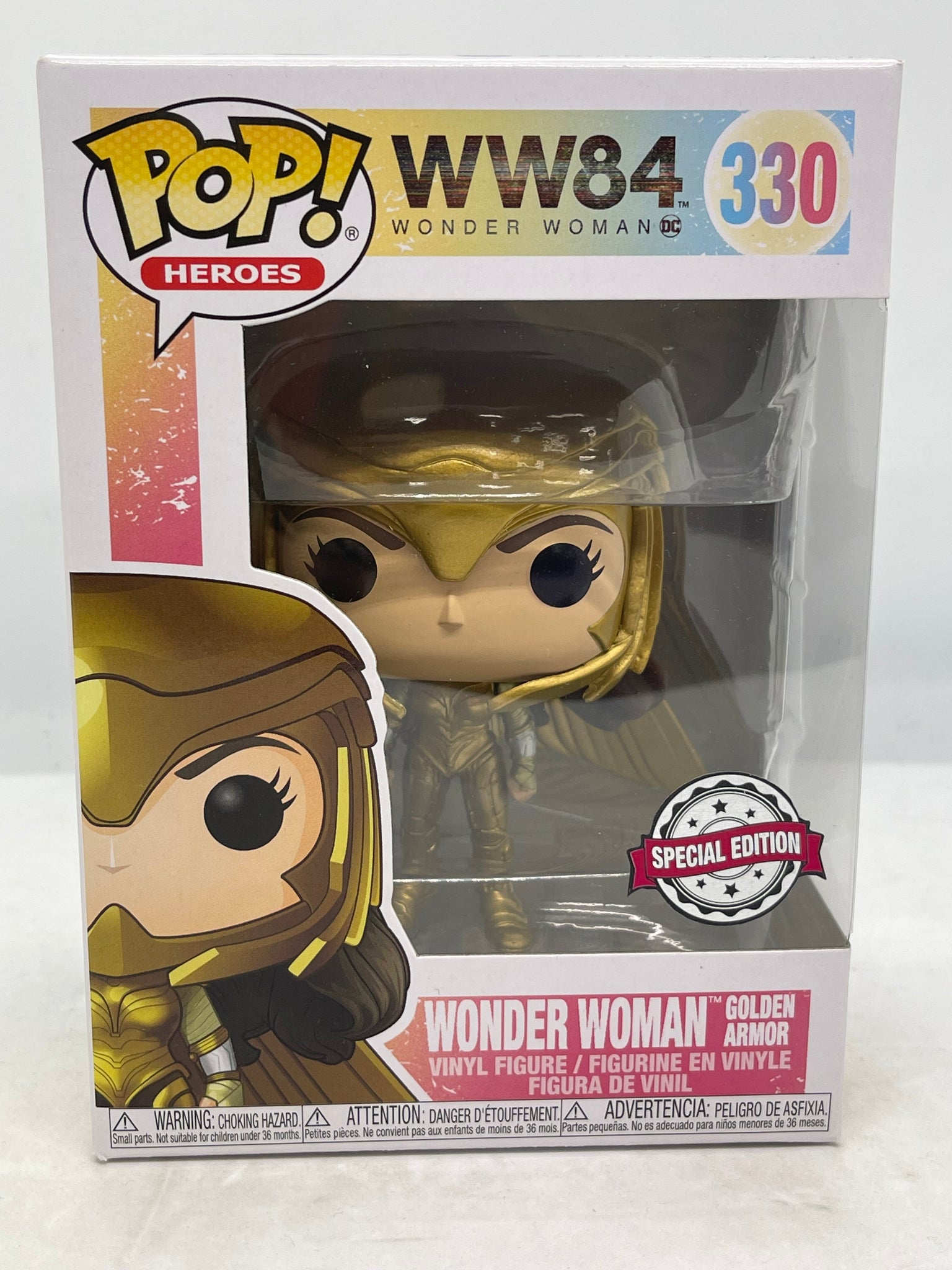 Funko POP! Wonder Woman Gold Power (Metallic) – 9,5 Cm Vinylfigur Aus Wonder Woman 1984, Sammlerstück