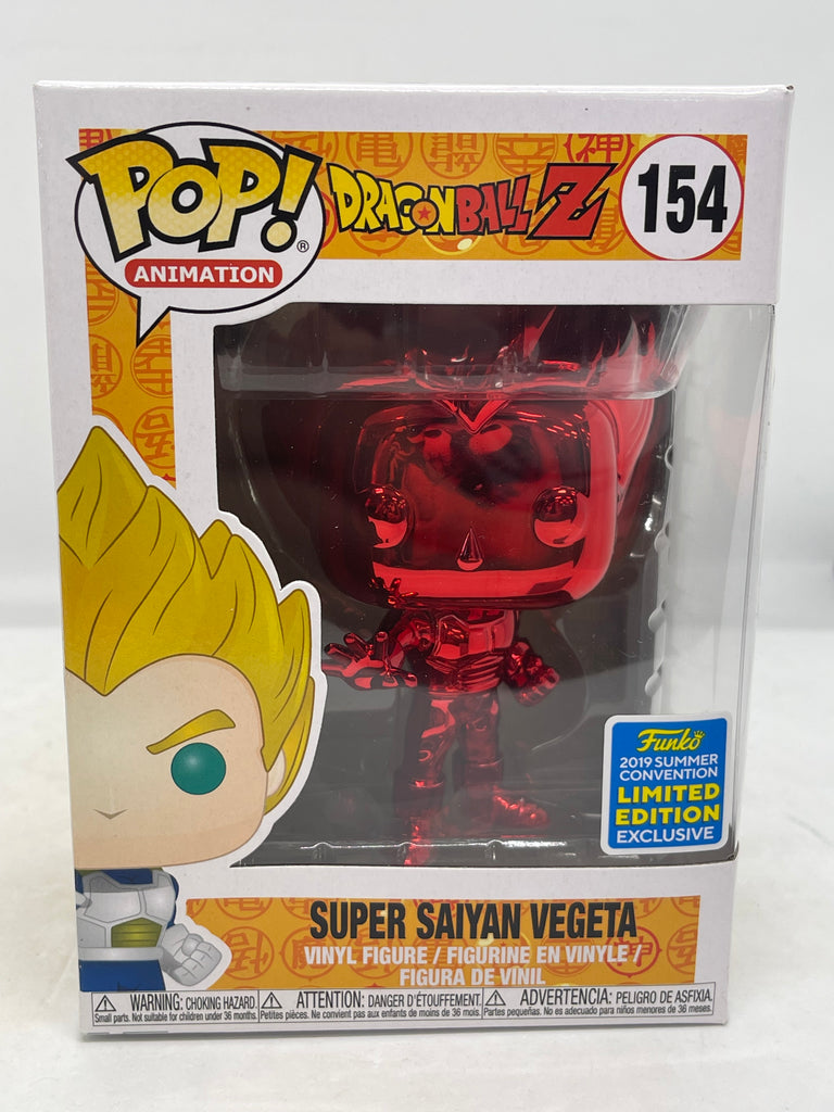Dragon Ball Z - Super Saiyan Vegeta Red Chrome SDCC 2019 Exclusive Pop! Vinyl