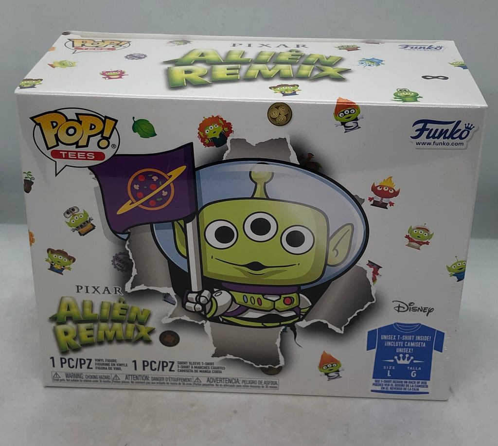 Pixar - Pop! Tee Alien Remix Box with Large Shirt