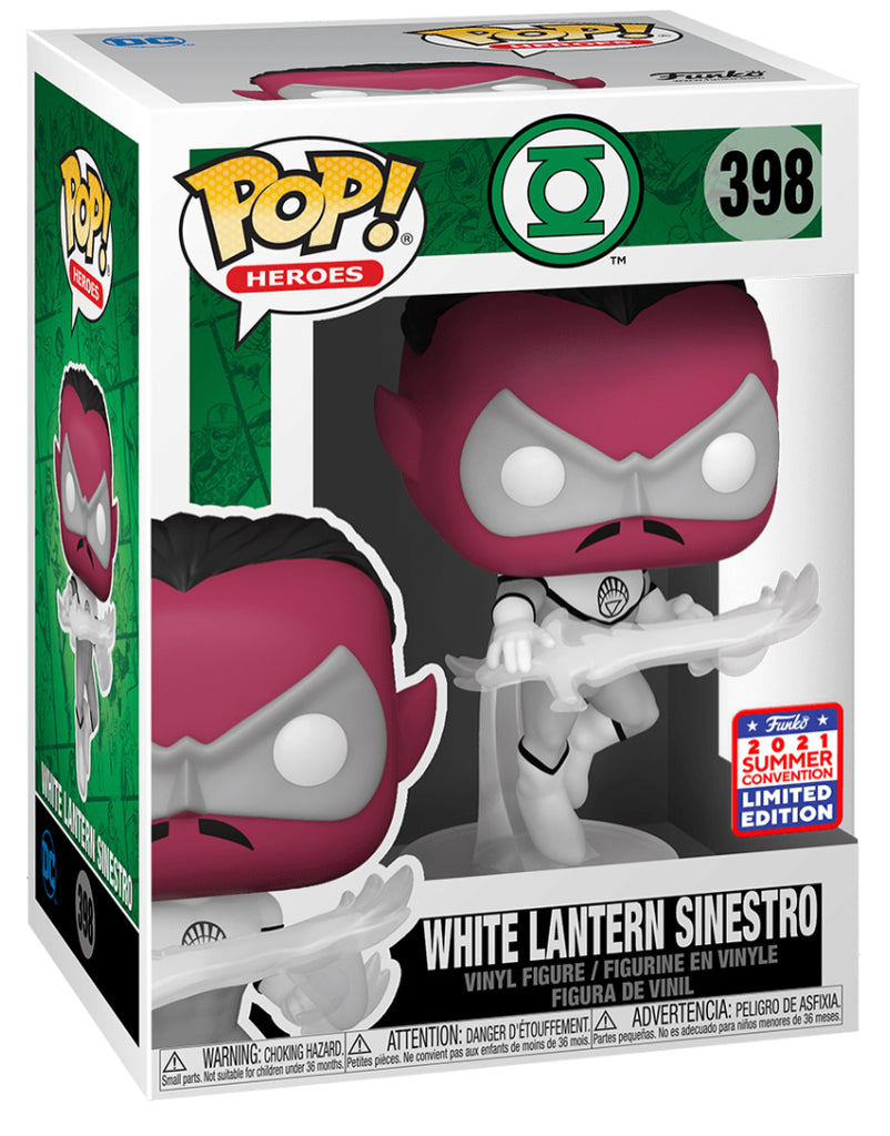 Green Lantern - White Lantern Sinestro SDCC 2021 US Exclusive Pop! Vinyl