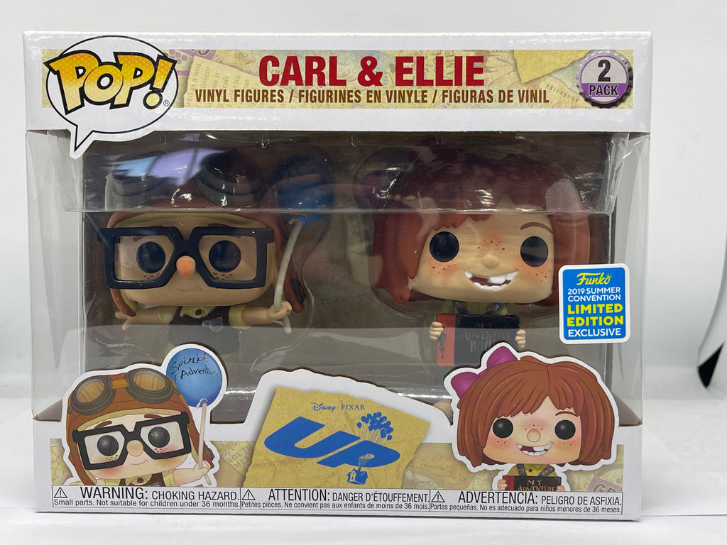 Up - Carl & Ellie SDCC 2019 Exclusive 2-Pack Pop! Vinyl