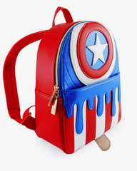 Marvel Danielle Nicole Captain America Ice Cream Mini Backpack